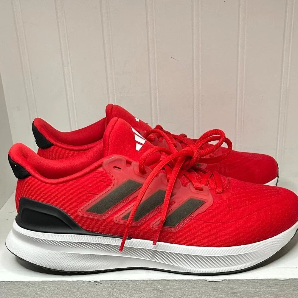 - Adidas Ultrarun 5 Solar Red Sneakers GS Size 6.5 J